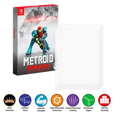 VIDEO GAME BOX Protectors for SWITCH METROID DREAD SE Game Boxes