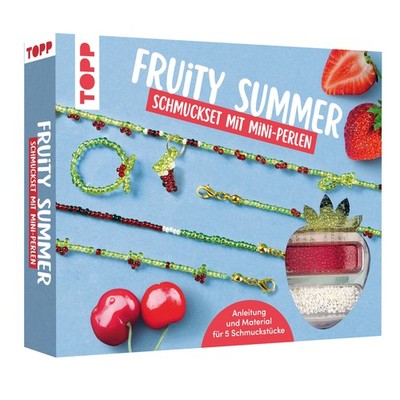 Topp Schmuckset Fruity Summer Perlen 14 cm Breite 17 cm Länge