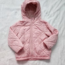 Carters Girls Pink Winter Quilted Puffer Style Coat Size 4