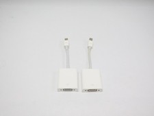 Lot of 2 OEM Apple Mini DisplayPort to VGA Adapter Model A1307 Monitor Projector