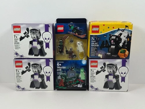 LEGO 40090 Halloween Bat 3x 40203 Vampire and Bat 850487 Halloween Accessory Set