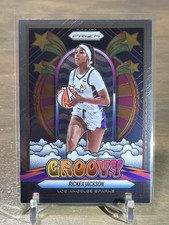 2025 Panini Prizm WNBA Rickea Jackson Groovy SP #6 Los Angeles Sparks