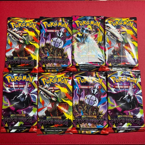 🔥Pokemon TCG Pitch Black Booster Pack Lot x 8 Factory Sealed