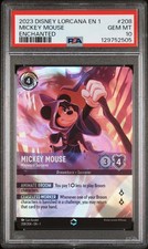 DISNEY LORCANA EN 1-THE FIRST CHAPTER MICKEY MOUSE - WAYWARD SORCERER PSA 10