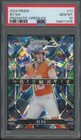 2024 Panini Prizm Prizmatic Green Ice #11 Bo Nix RC Rookie Gem Mint PSA 10