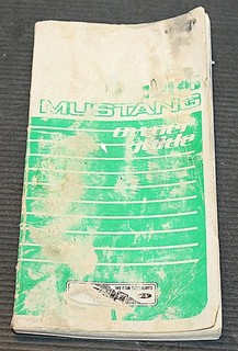 1986 Ford Mustang Owner's Manual