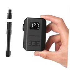 Mini Electric Bike Pump AS260PRO, 120PSI Portable Bicycle Pump with Gauge