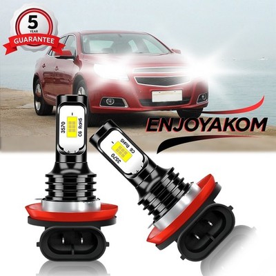 For Chevrolet Malibu 2006-2012 Front LED Fog Light High Power Lamp Bulb 2Pcs