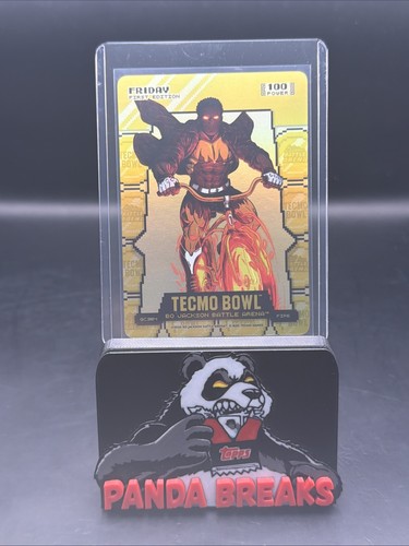 2026 Bo Jackson Battle Arena Tecmo Friday Gold Coinflip Fire Power 100 SSP