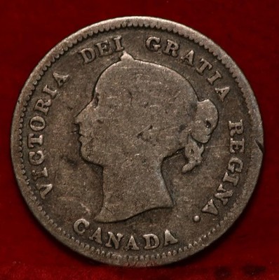 1883-H Canada 5 Cents Silver Foreign Coin | eBay