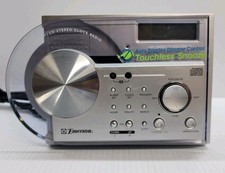Emerson AM/FM CD Stereo Clock Radio CKD 2330 NOT WORKING PARTS ONLY READ DESCRIP