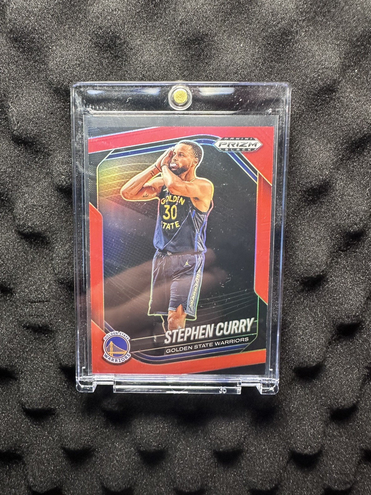 2024-25 Panini Prizm Black - Stephen Curry, Stephen Curry #7 Red Prizm /299