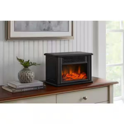 Bluffs 400 Sq. Ft. Electric Stove in Black