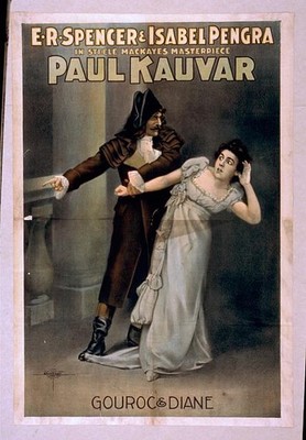 Buffalo NY 1899 E.R. Spencer Isabel Pengra Paul Kauvar Gouroc Diane Playbill