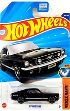 2025 HOT WHEELS MUSCLE MANIA #189 '67 MUSTANG | BLACK | FSC