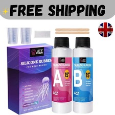 230G Silicone Mould Making Kit, Translucent Silicone Rubber, 1:1 by Weight, Supe