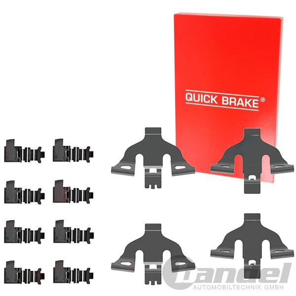 Quick Brake MONTAGE-SATZ BremsbelÄGe ZubehÖR Vorne Passend FüR Audi Q7 Porsche-image