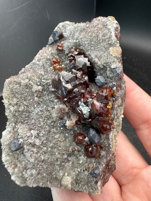 6655 Red Sphalerite  Hu Nan 220g
