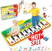 PianoMatte/Tanzmatte/Musikmatte/Tierstimmen klaviermatte für 1- 6 Jahre Kinder