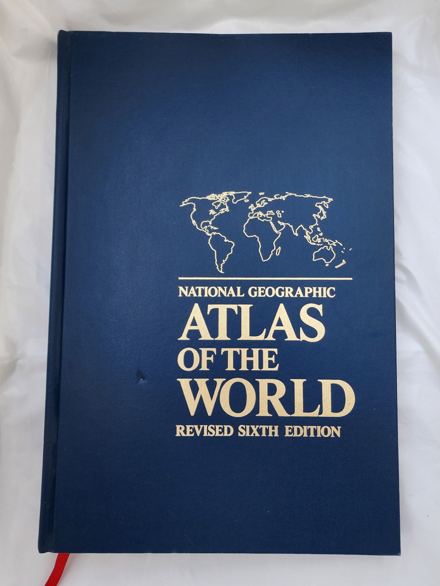 National Geographic Atlas of the World NatGeo NG 1995 Hardcover