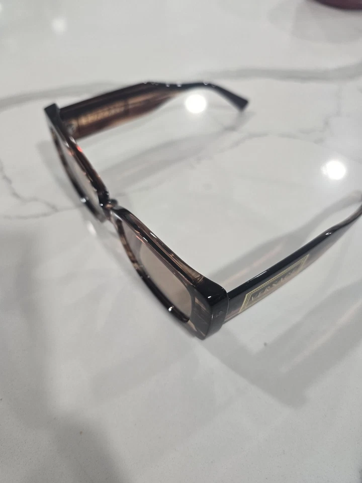 Versace Men's Sunglasses Brown - Image 3 of 3