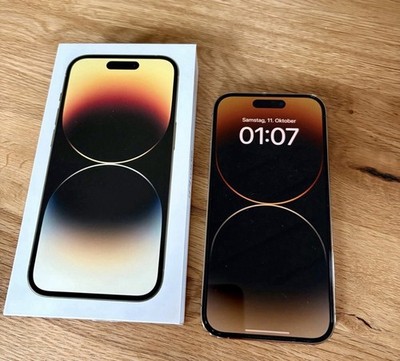 Apple iPhone 14 Pro Farbe Gold mit 128 GB 