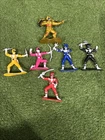 Vintage Mighty Morphin Power Rangers PVC 3" Mini Figures Lot Of 6