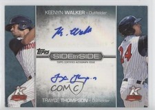 2012 Topps Pro Debut Side by Dual 7/50 Keenyn Walker Trayce Thompson Auto 0m0