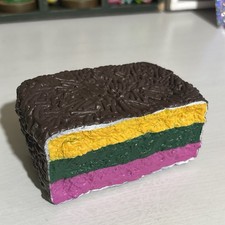 Vintage Realistic Play Food Summit Product, Inc. Chocolate Cake Italian Dessert