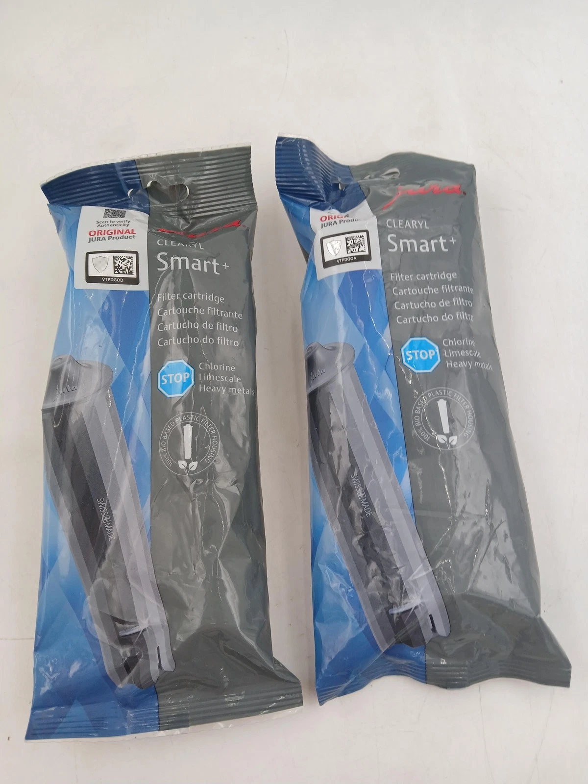 JURA CLEARYL Smart+ Water Filter Cartridges for Jura Coffee Machines Lot of 2