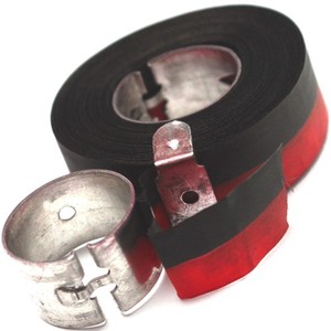 Twin Metal Spools Ringlets For Remington & Underwood Typewriter with New Ribbon