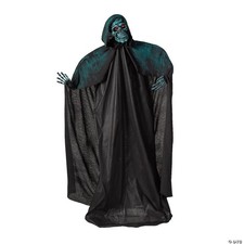 Halloween Animatronic 66" Standing Skeleton of Death Grim Reaper Prop Brand New