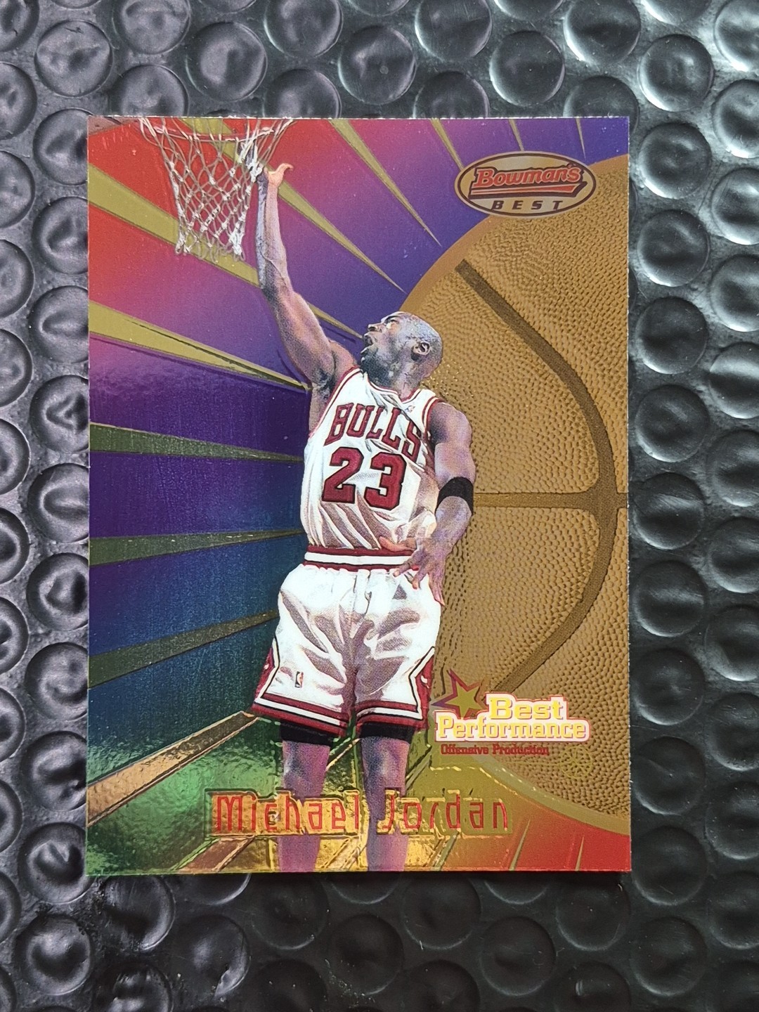 1997-1998 Bowmans Best Michael Jordan Best Performance #96
