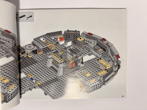 LEGO Star Wars Millennium Falcon 75257 INSTRUCTIONS MANUAL BOOK ONLY - Afbeelding 4 van 7