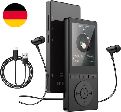 64GB MP3 Player with Bluetooth 5.3, Music Player with Hifi Sound for Sports Runn