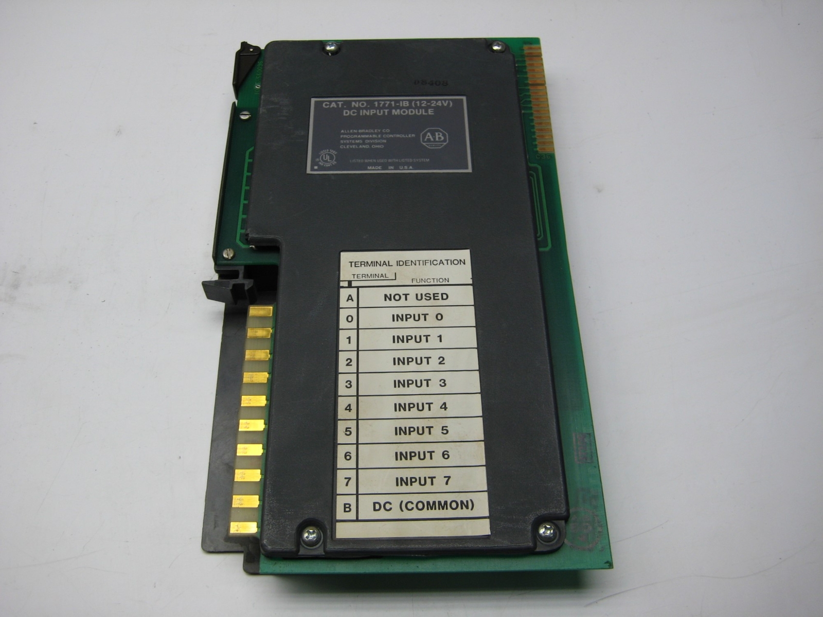ALLEN BRADLEY 1771-IB INPUT MODULE UNMP | eBay