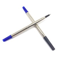 2pcs Blue 1.0mm Tip Rollerball Ballpen Refill M16 Fits For LAMY Ball Pen