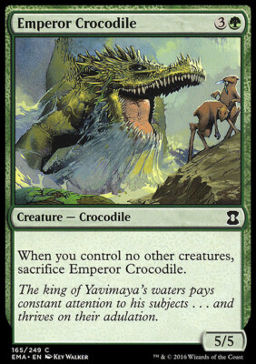 MTG Magic the Gathering Emperor Crocodile (165/265) Eternal Masters LP