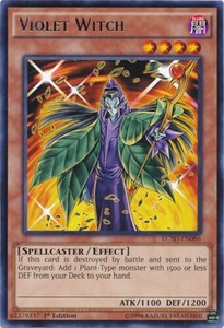 Violet Witch - LC5D-EN086 - Rare - 1st Edition x3 - Near Mint