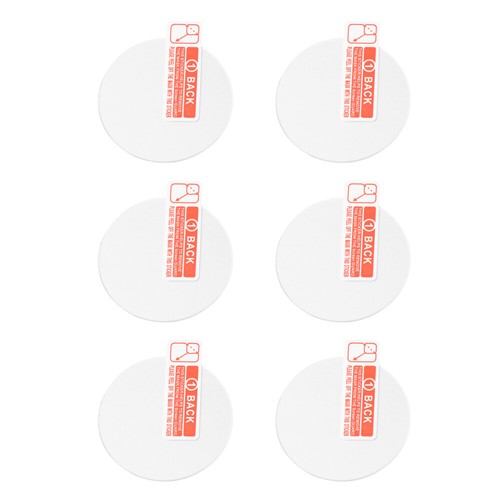 6 PCS Round Watch Protector Bildschirmschutz Glasfolie Ansehen Bildschirmfilm - 第 9/12 張圖片