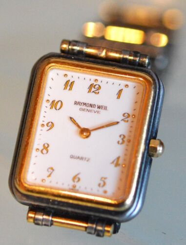 Vtg. RAYMOND WEIL GENEVE 8083 DAMEN UHR PATENTED MODEL QUARZ MIT ORIGINAL BOX - Bild 4 von 15