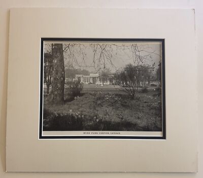 COUNTRY LIFE Hyde Park Corner, South-Eastern Gateway (1950 Photo Print)