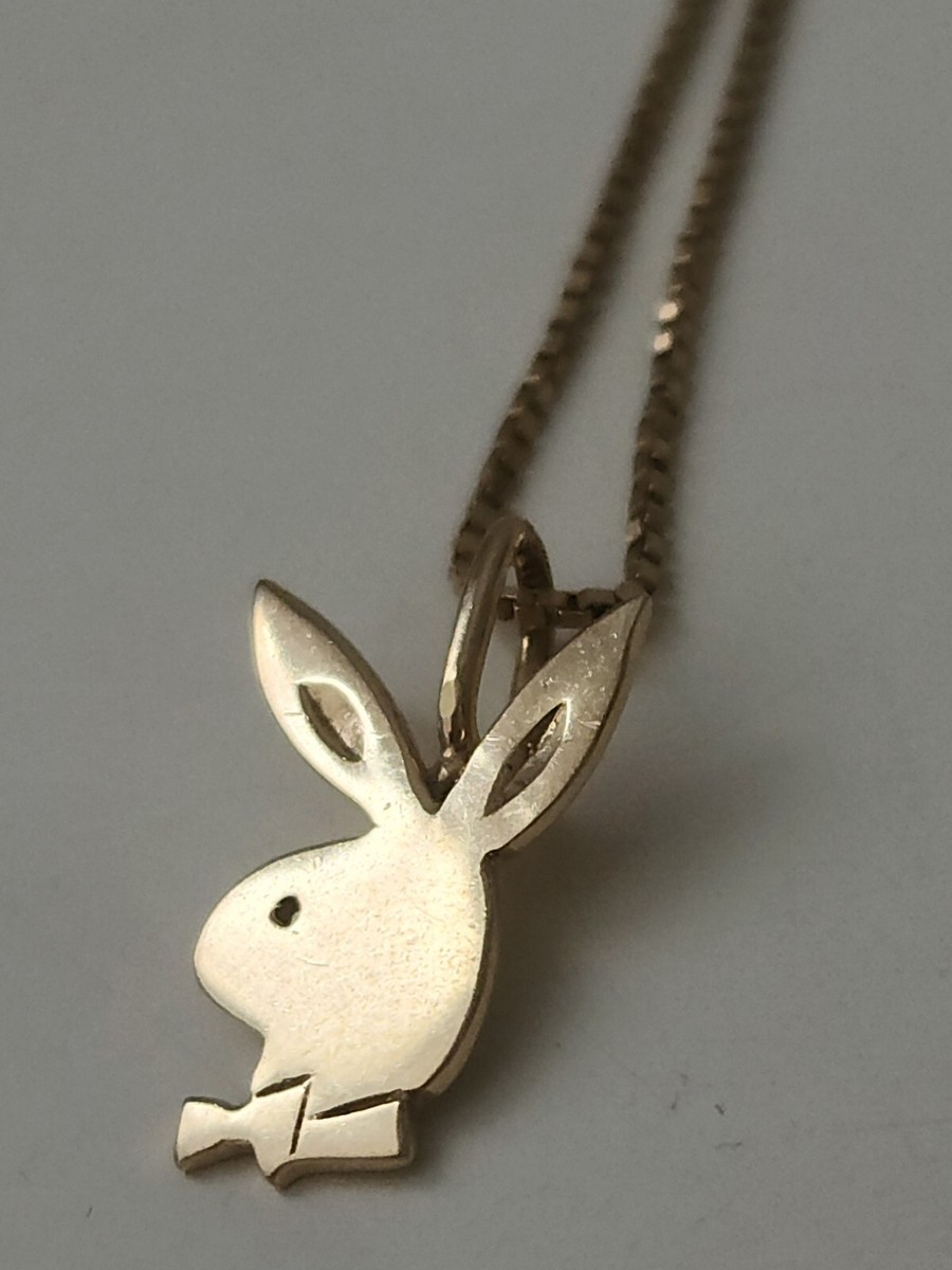 SS15 Supreme Playboy Gold Pendant + chain 14K Yellow SS15 Supreme Playboy Gold Pendant + chain 14K Yellow