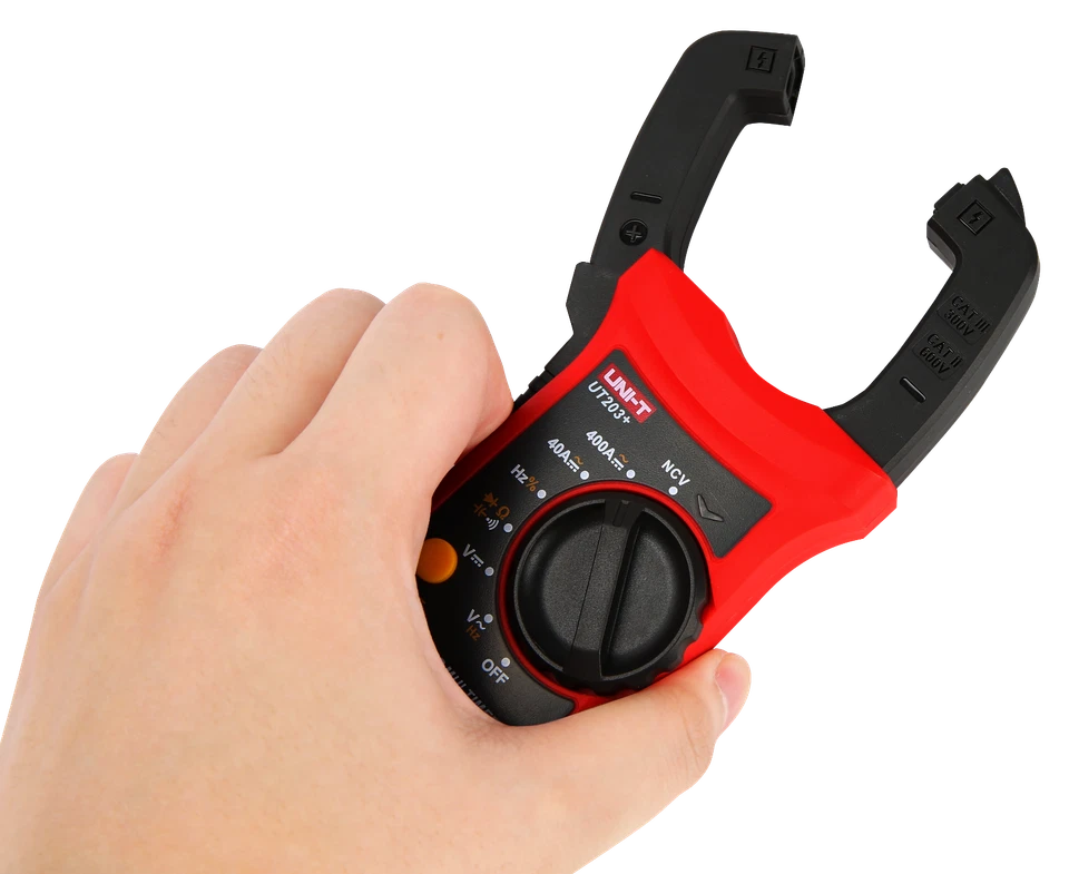 UT203+ TRMS AC DC Zangen Multimeter Zangenamperemeter Stromzange 400A 600V NCV - Bild 4 von 4