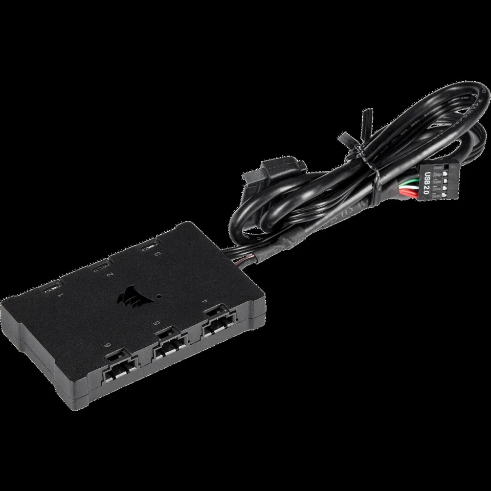 Corsair iCUE Nodo de Iluminación CORE Ventilador Digital Controlador de Iluminación RGB CL-8930009 - Imagen 4 de 4