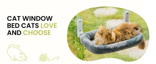 Cat Window Ledge Perch Bed – Best Cat Window Hammock - Picture 10 of 15