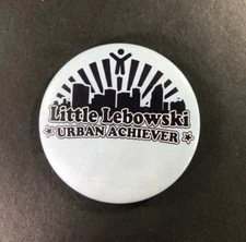 Big Lebowski Urban Achiever 2.25" Button Pin Jeff Bridges Comedy