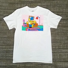 The Simpsons Family Couch T-Shirt Shirt TV Fox Cartoon Tee Short Sleeve Mens NEW