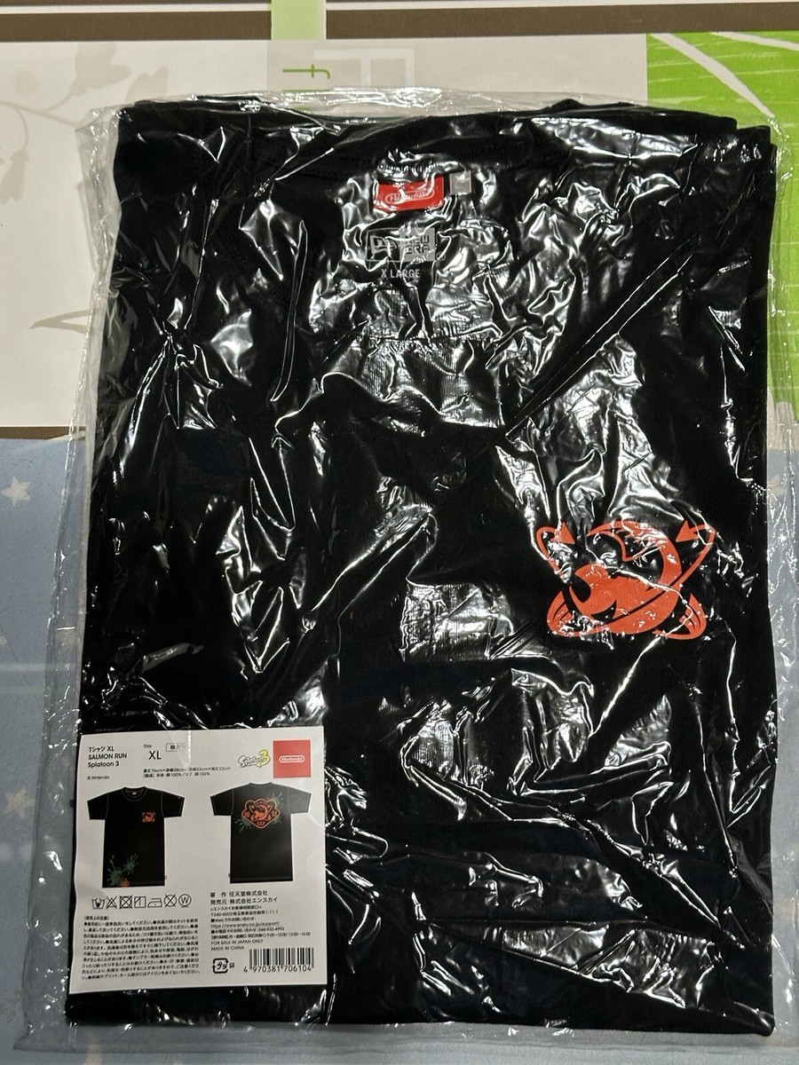 New Era X SALMON RUN Splatoon 3 Black T-shirts Nintendo