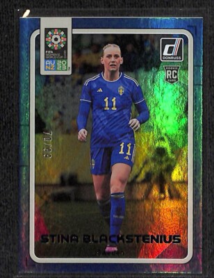 Stina Blacketinus 2023 Donruss FIFA Women s World Cup #188 Blue Prizm /99